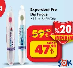 EXPERDENT PRO DİŞ FIRÇASI ULTRA SOFT/ORTA fiyat ve kampanya bilgisi